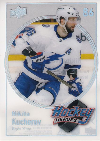 insert karta NIKITA KUCHEROV 23-24 Extended Hockey Heroes číslo HH-23